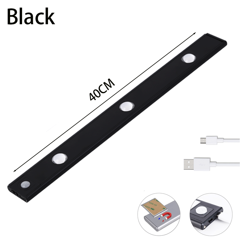 Wireless Motion Sensor LED Cabinet Light – Rechargeable USB Under-Cabinet Lighting