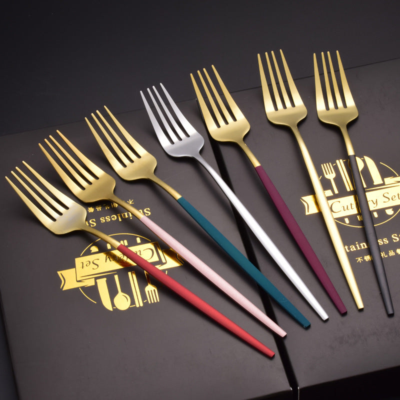Minimalist Stainless Steel Tableware