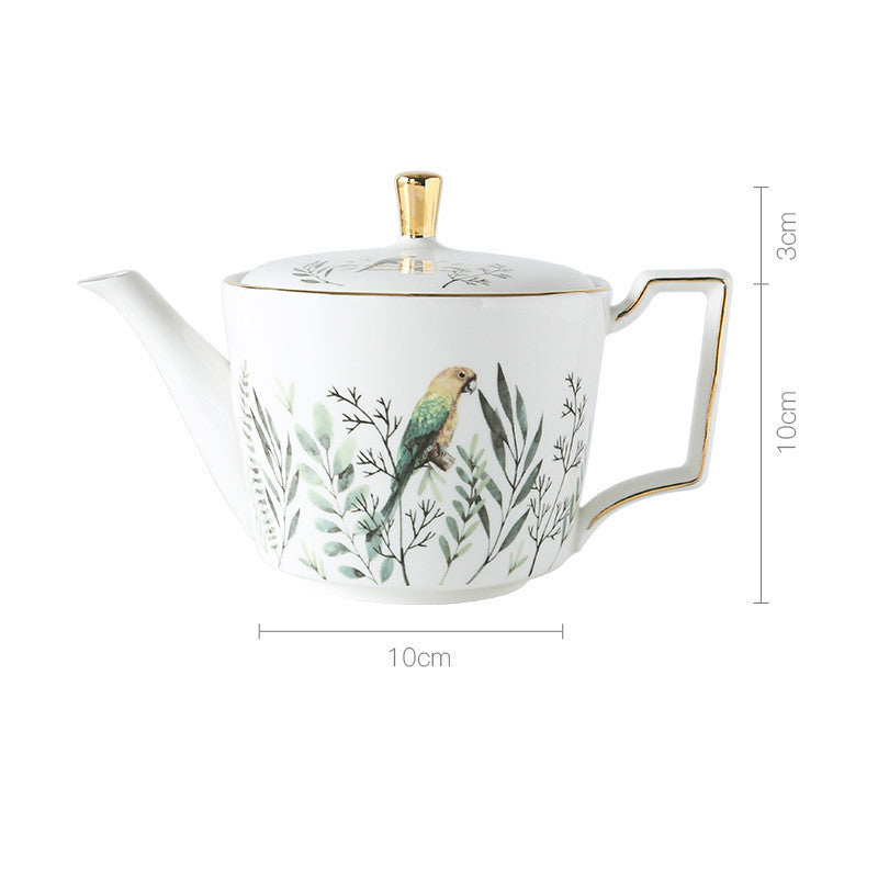 European Ceramic Coffee Cup & Saucer Set