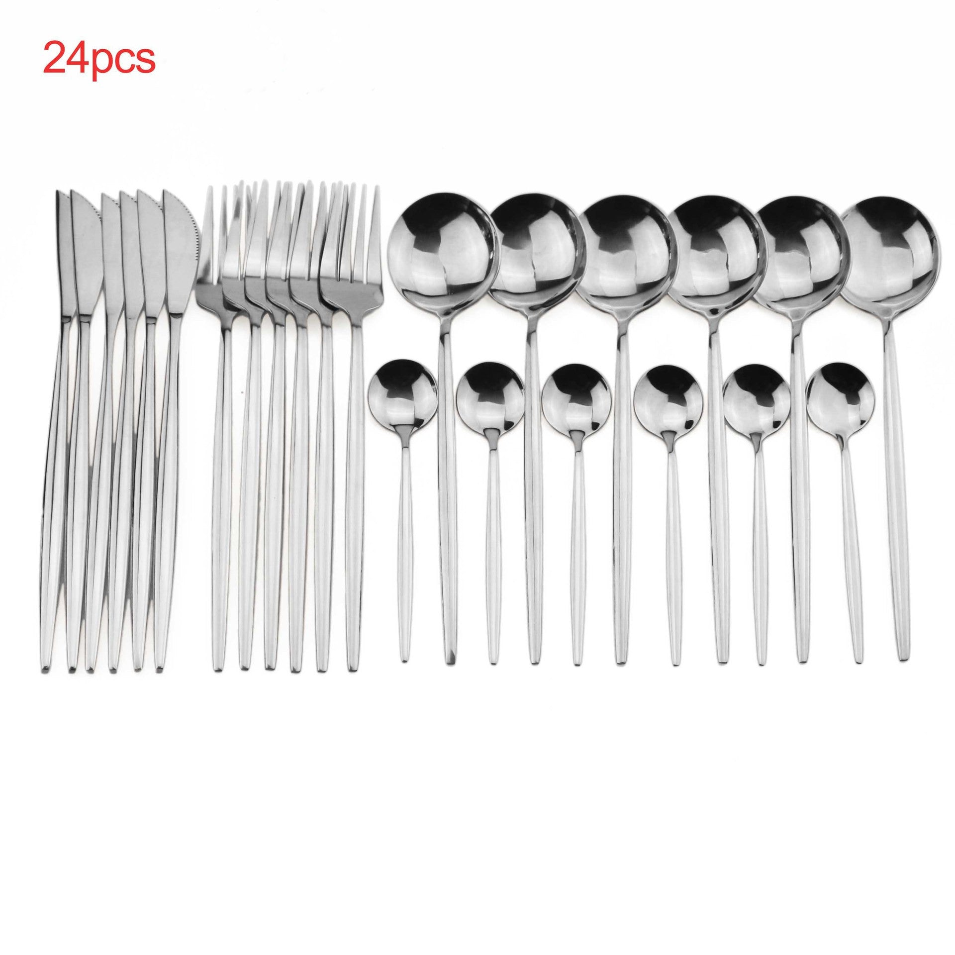 Premium 24-Piece Flatware Set