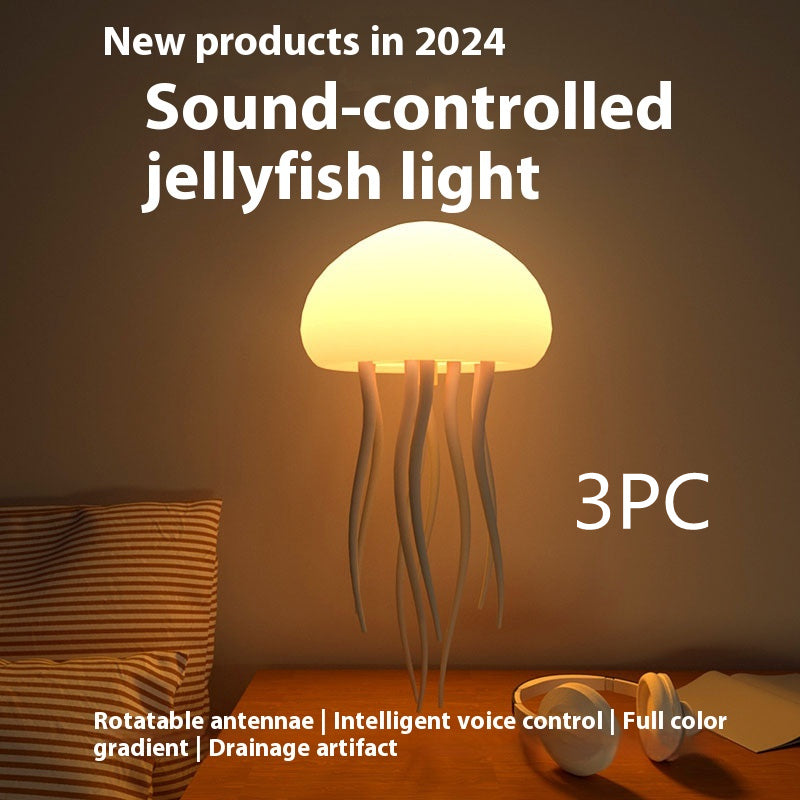 LED Jellyfish Mood Lamp – Relaxing Ocean Effect Night Light