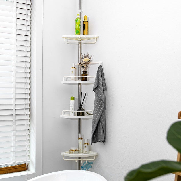 Adjustable Drill-Free Bathroom Storage Rack