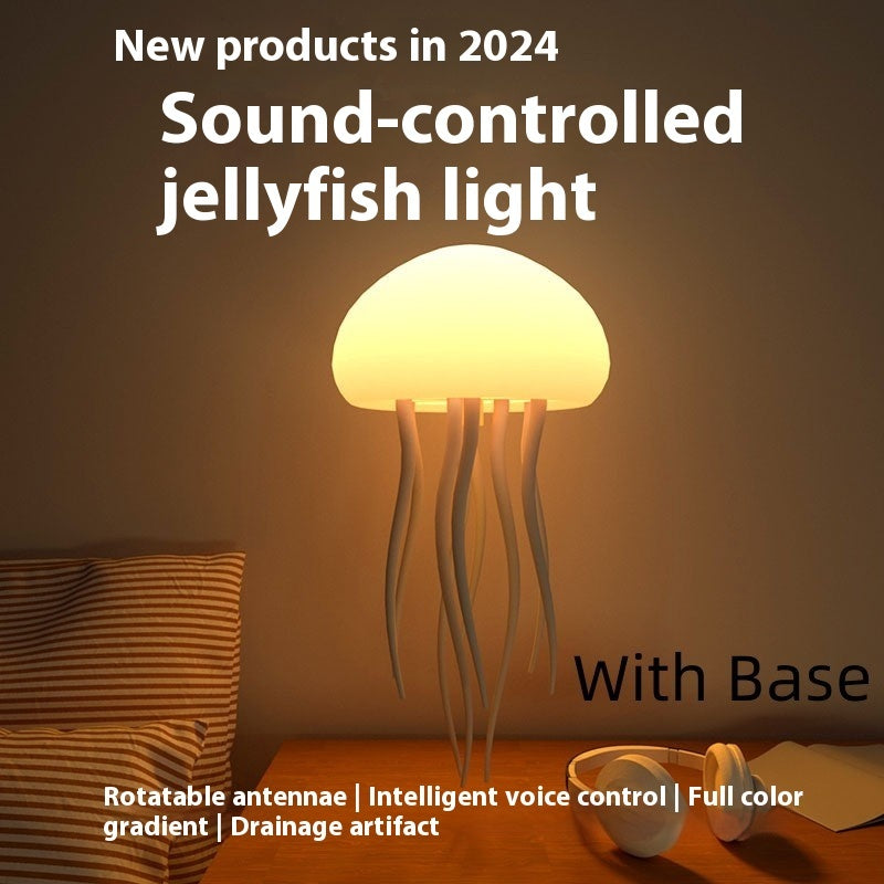 LED Jellyfish Mood Lamp – Relaxing Ocean Effect Night Light