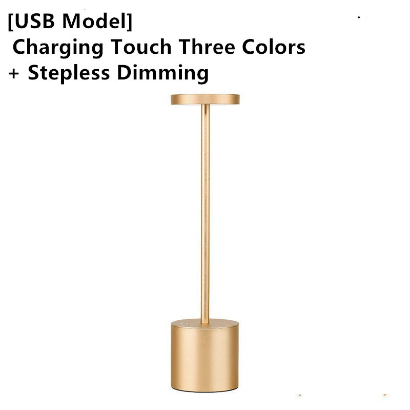 Rechargeable Touch LED Night Lamp – Dimmable Eye-Care Desk & Bedside Light