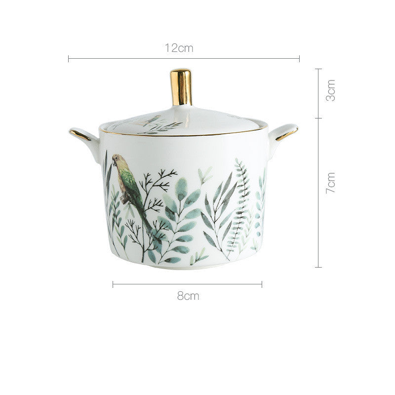 European Ceramic Coffee Cup & Saucer Set