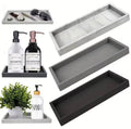 Silicone Bathroom Countertop Organizer Tray