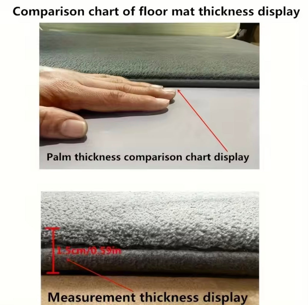 U-Shaped Memory Foam Toilet Mat