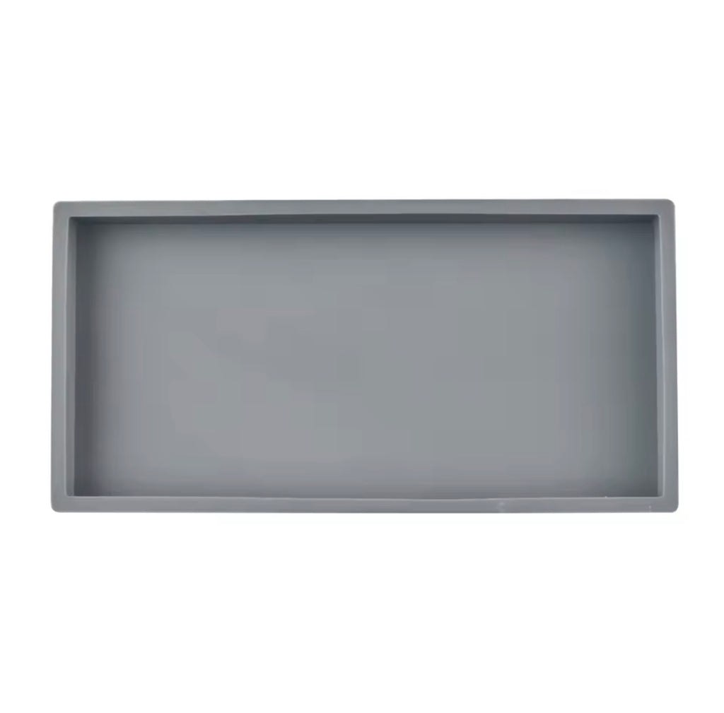 Silicone Bathroom Countertop Organizer Tray