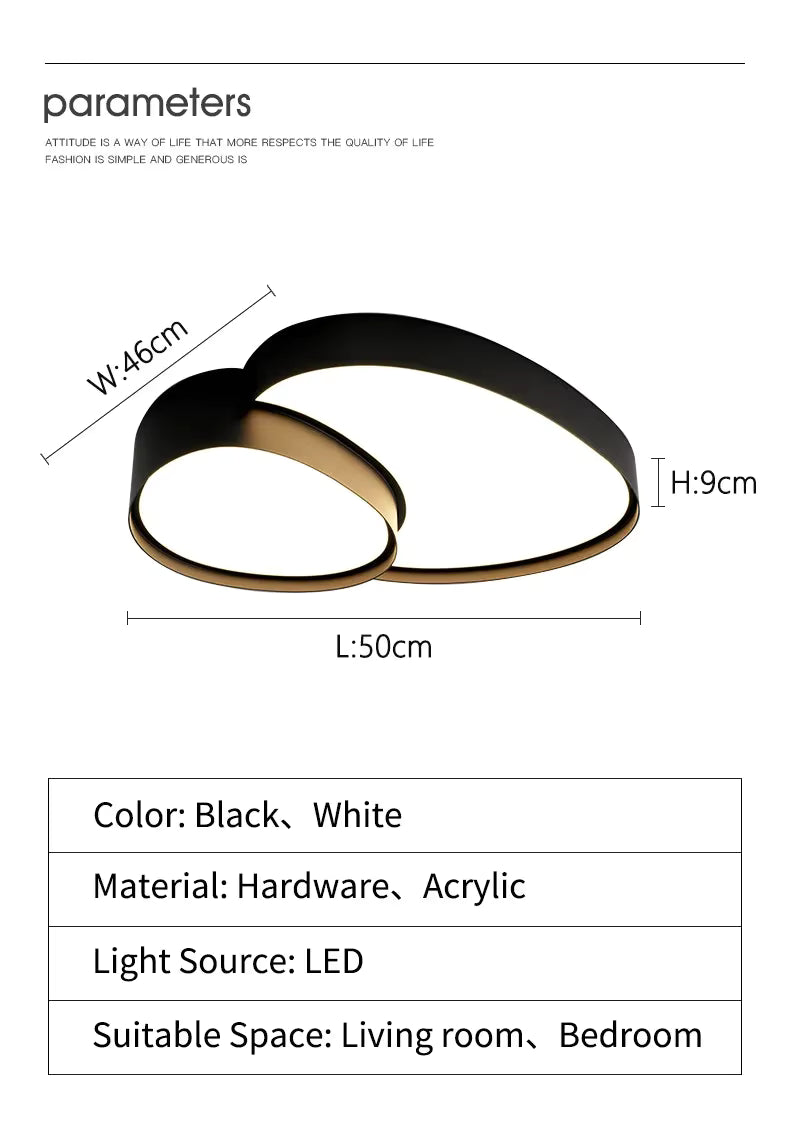 Modern Crystal Circle LED Ceiling Lamp Chandelier