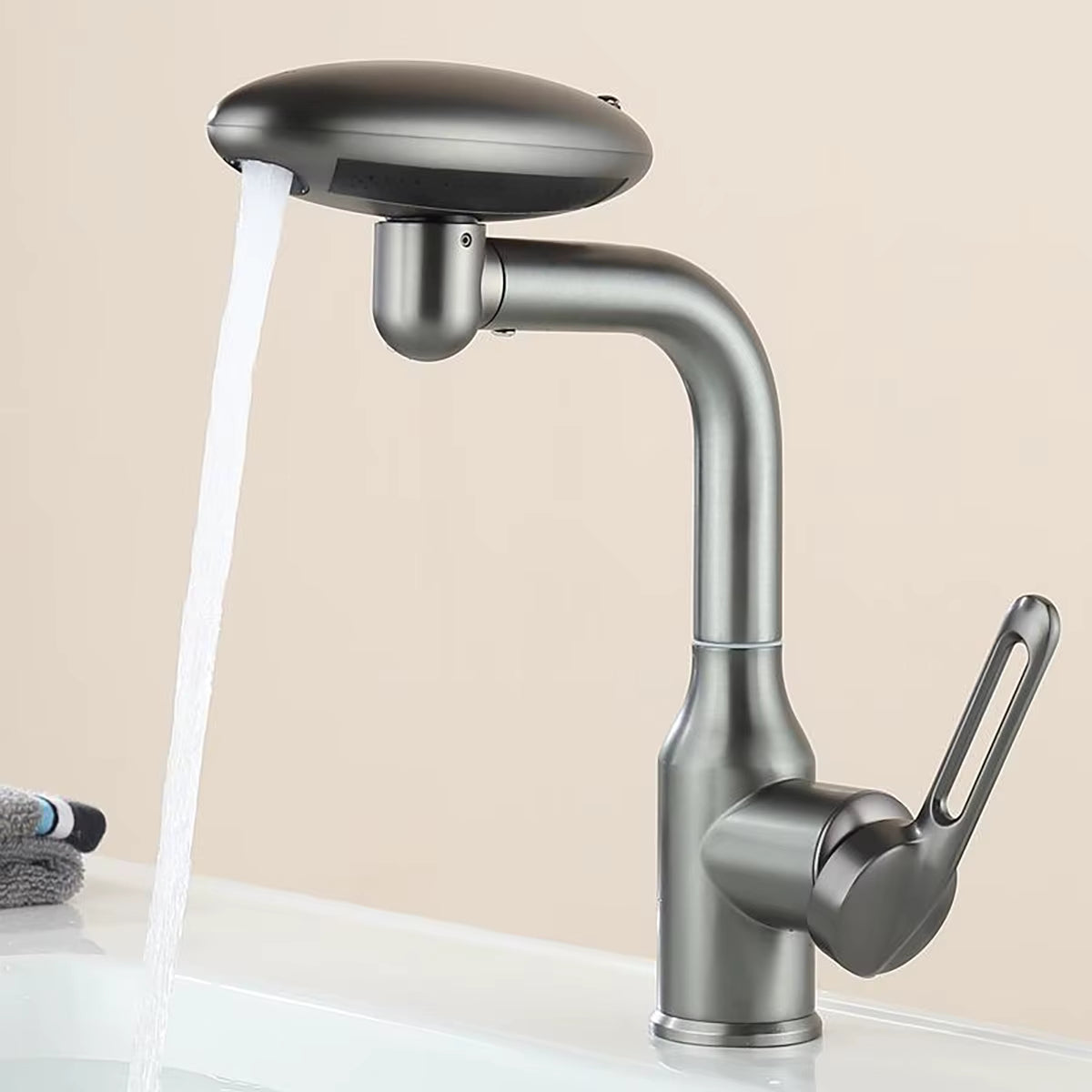 Modern Single Handle Basin Faucet – Hot & Cold Water