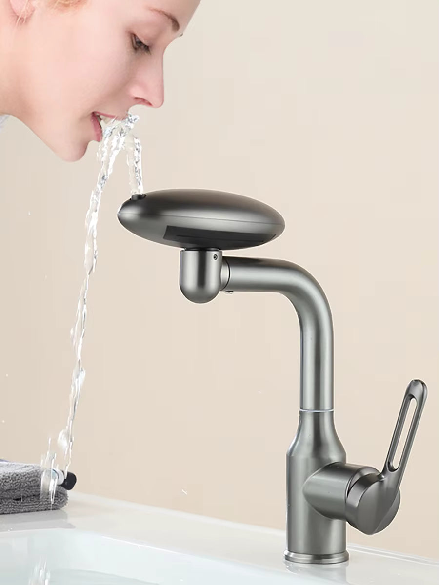 Modern Single Handle Basin Faucet – Hot & Cold Water