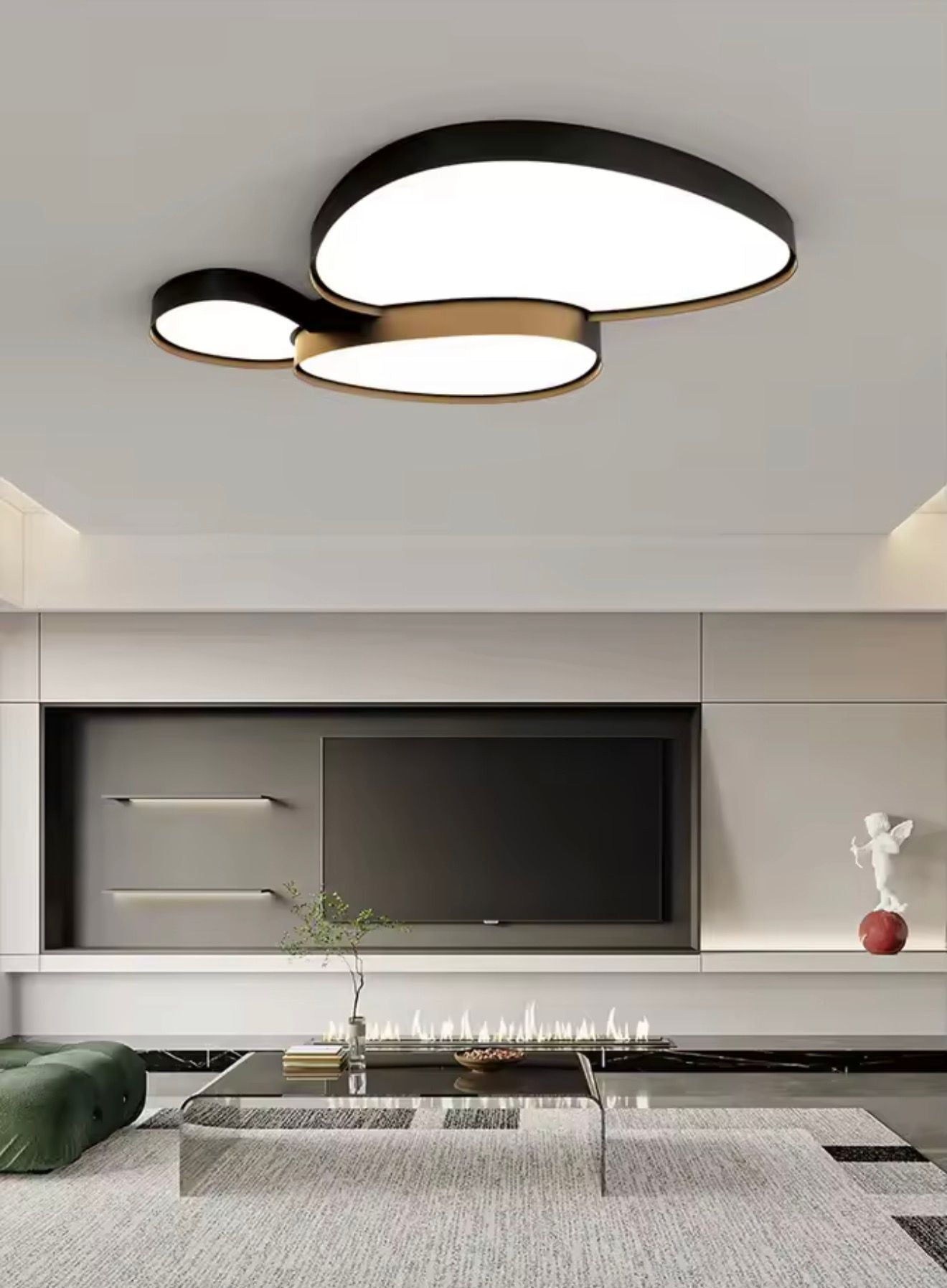 Modern Crystal Circle LED Ceiling Lamp Chandelier