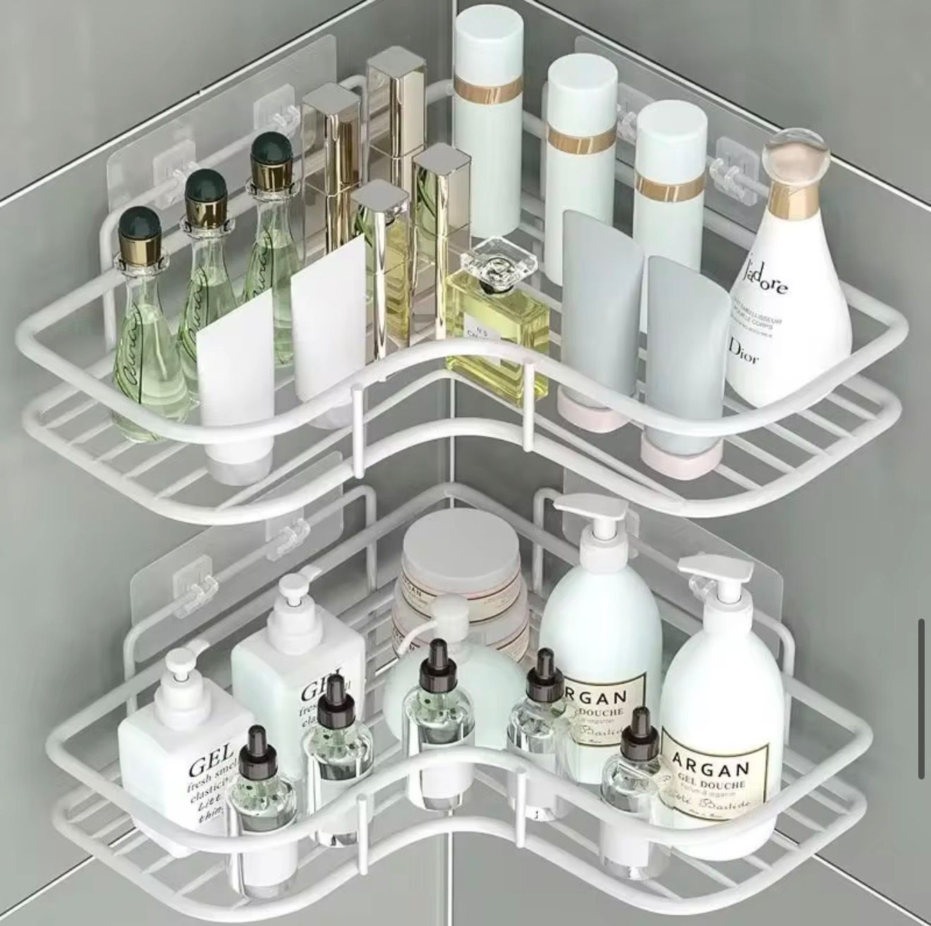Wall-Mounted Metal Storage Organizer