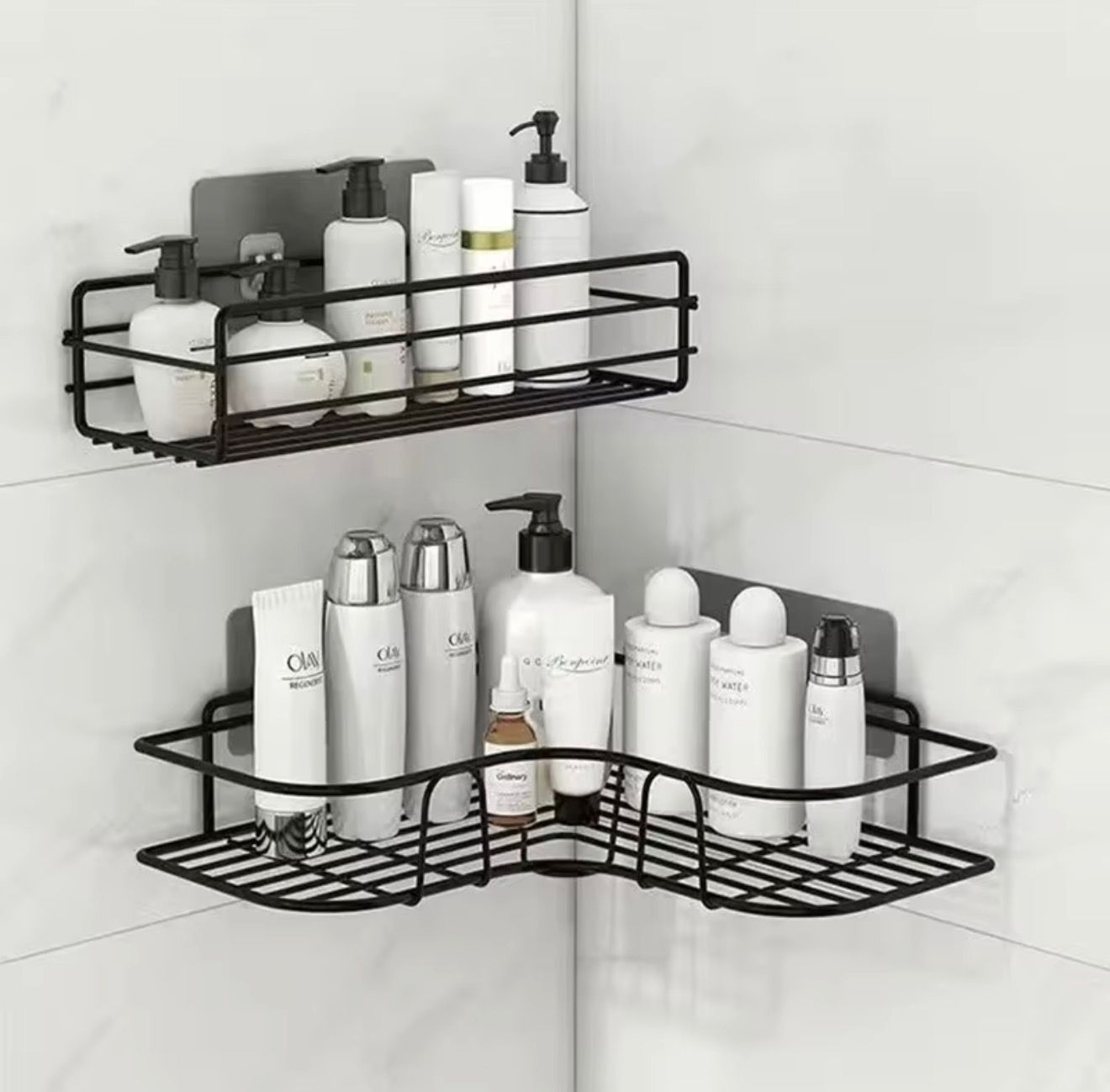 Wall-Mounted Metal Storage Organizer