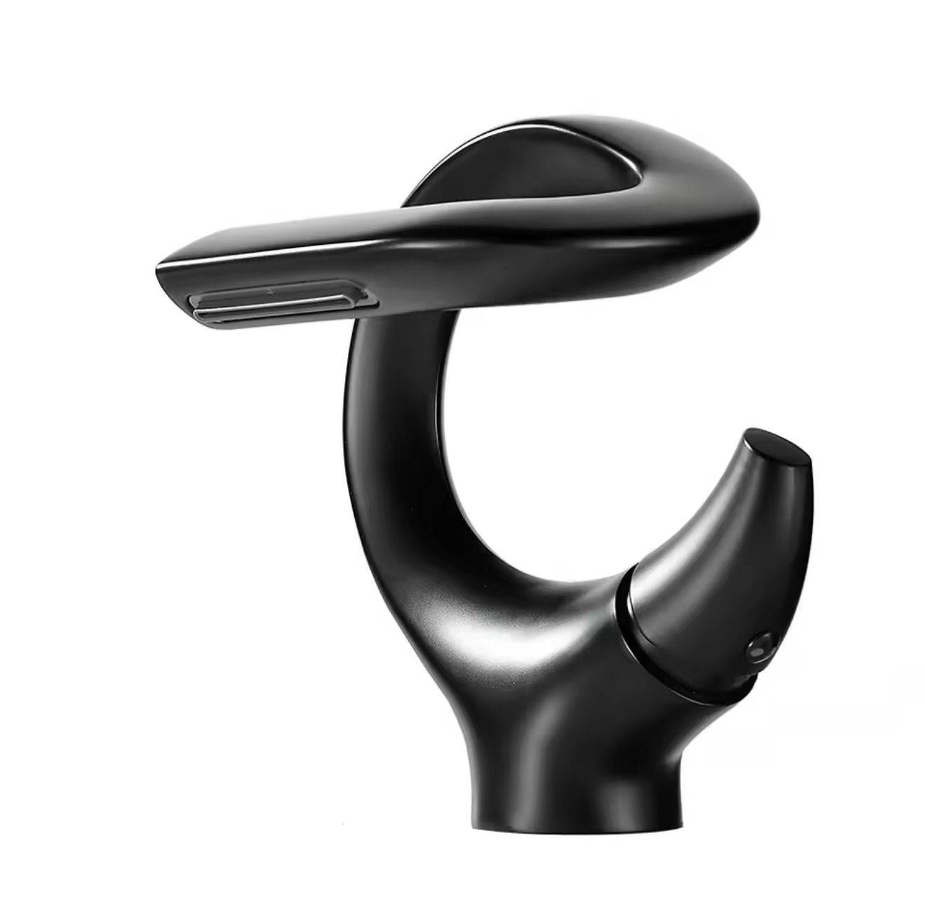 Waterfall Basin Faucet – Brass Bathroom Mixer Tap (Hot & Cold)