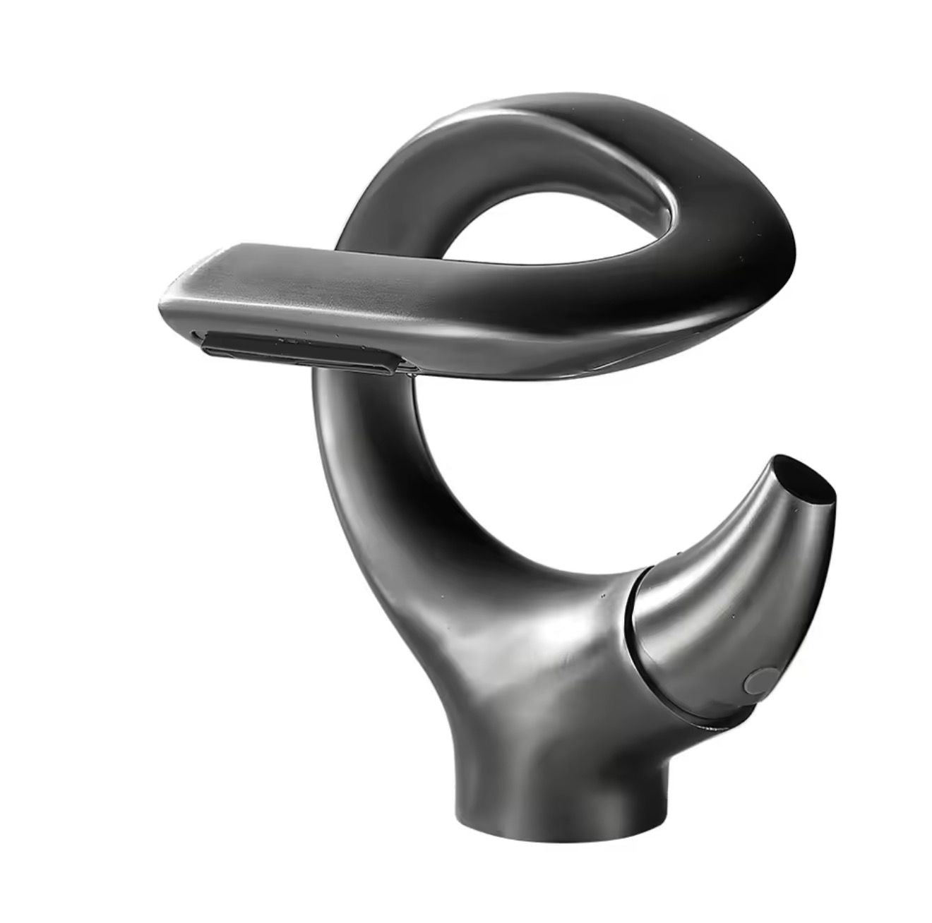 Waterfall Basin Faucet – Brass Bathroom Mixer Tap (Hot & Cold)