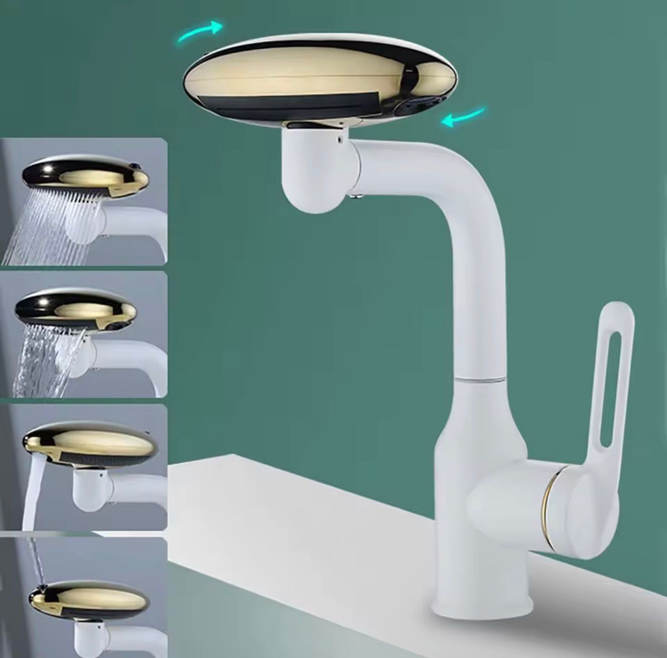 Modern Single Handle Basin Faucet – Hot & Cold Water
