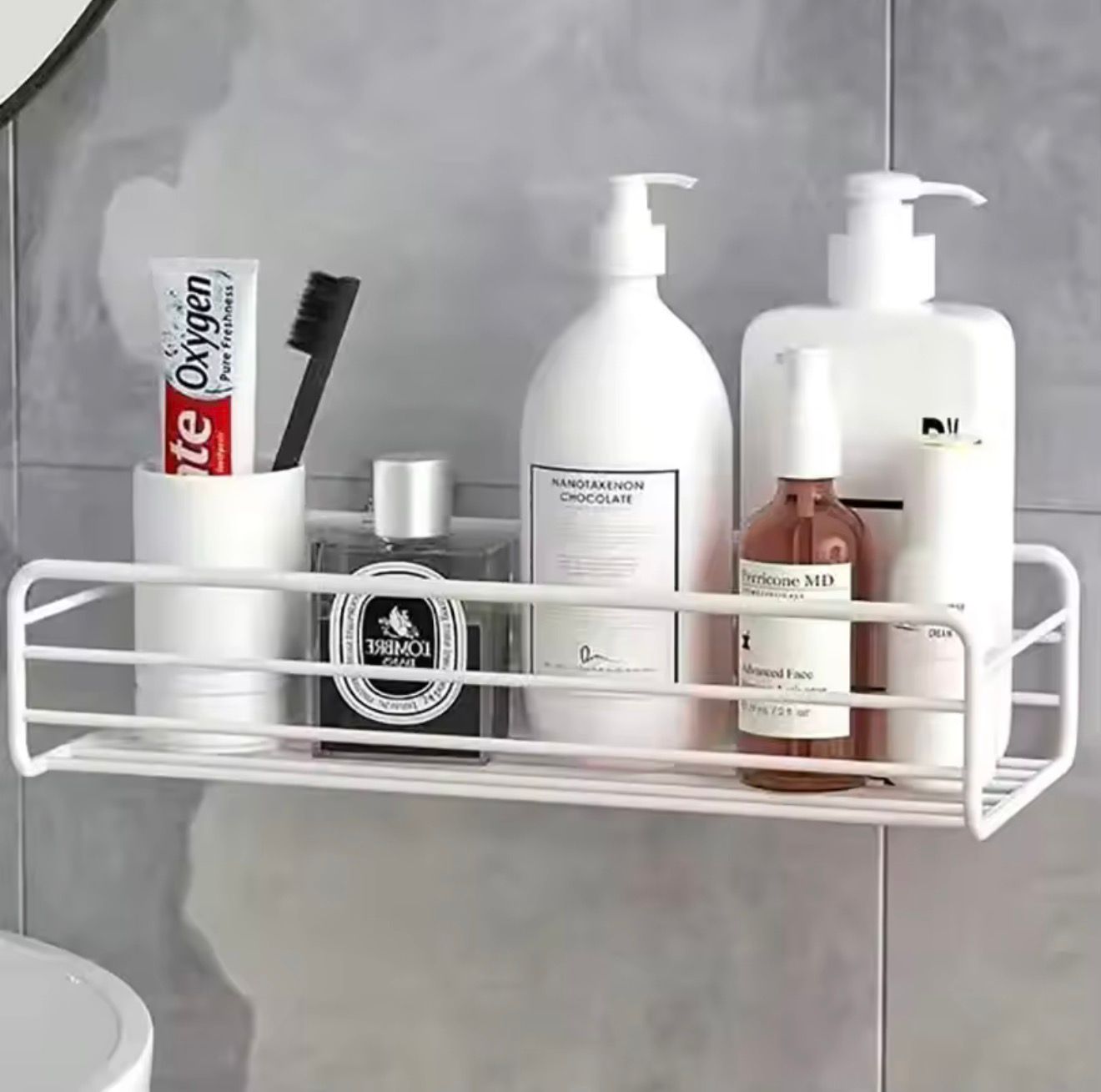 Wall-Mounted Metal Storage Organizer