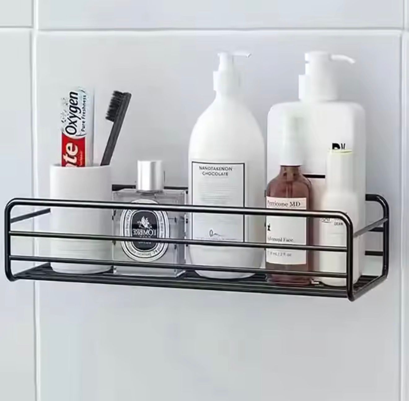 Wall-Mounted Metal Storage Organizer