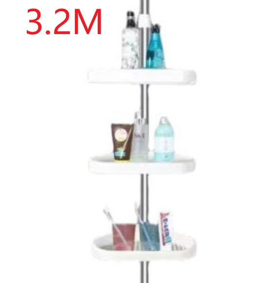 Adjustable Drill-Free Bathroom Storage Rack