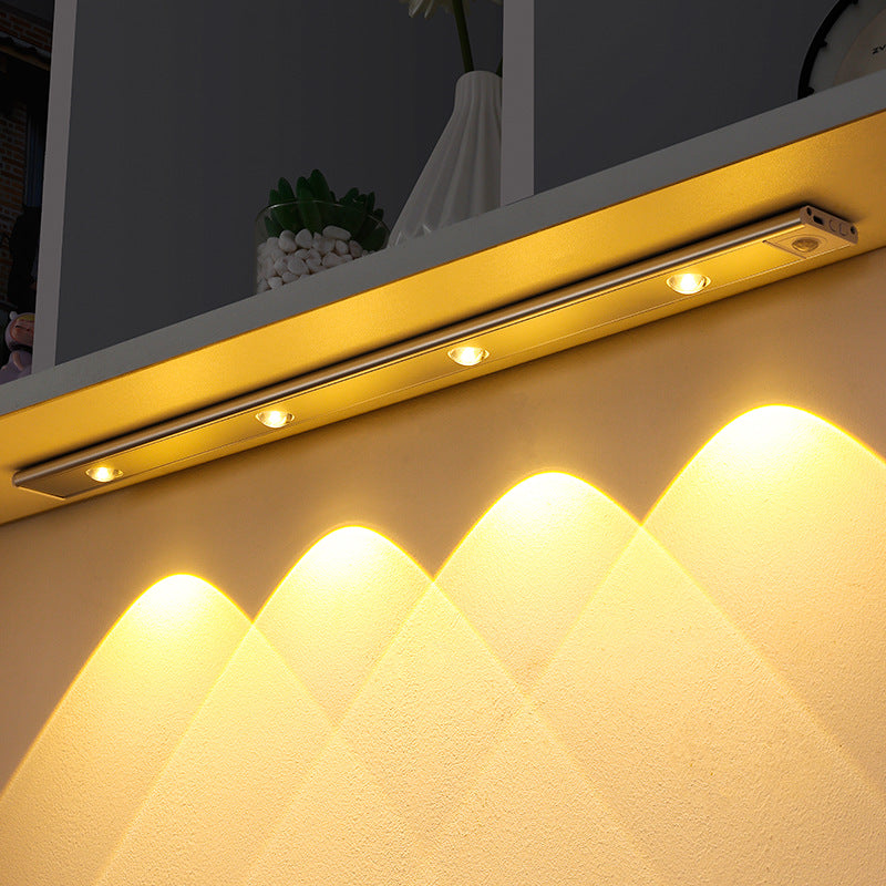 Wireless Motion Sensor LED Cabinet Light – Rechargeable USB Under-Cabinet Lighting