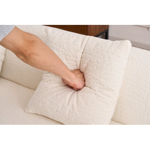 Minimalist 3-Seater Sofa with Chaise