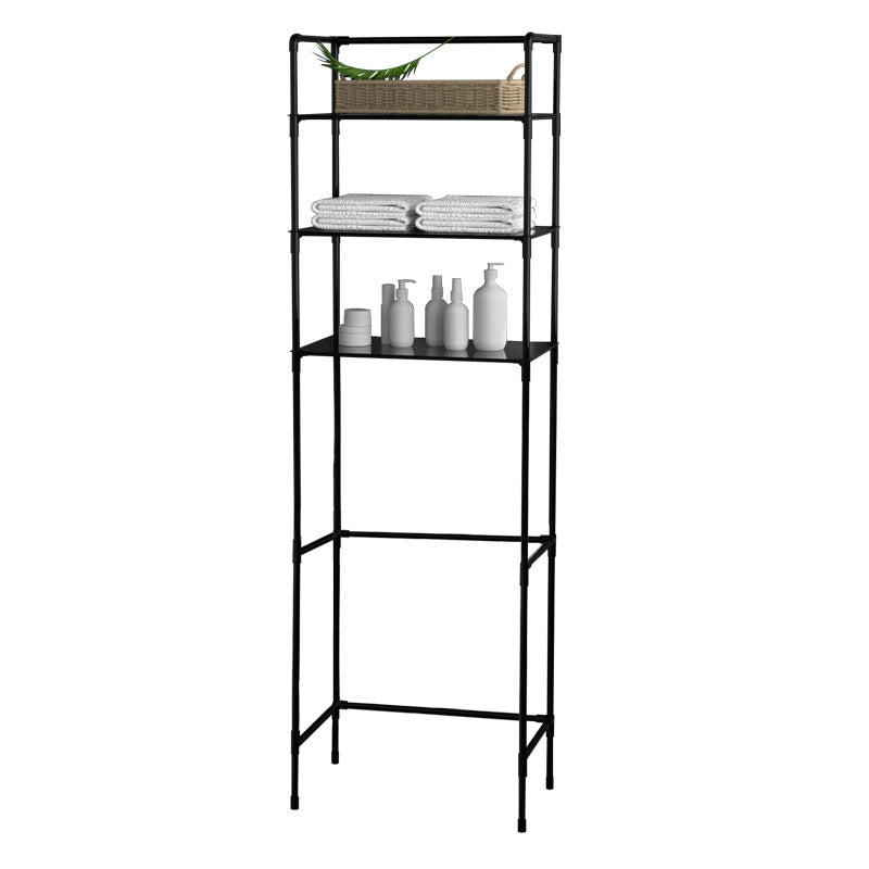 Floor-standing Toilet Storage Rack For The Bathroom No-drill Bathroom Shelf Bucket Holder