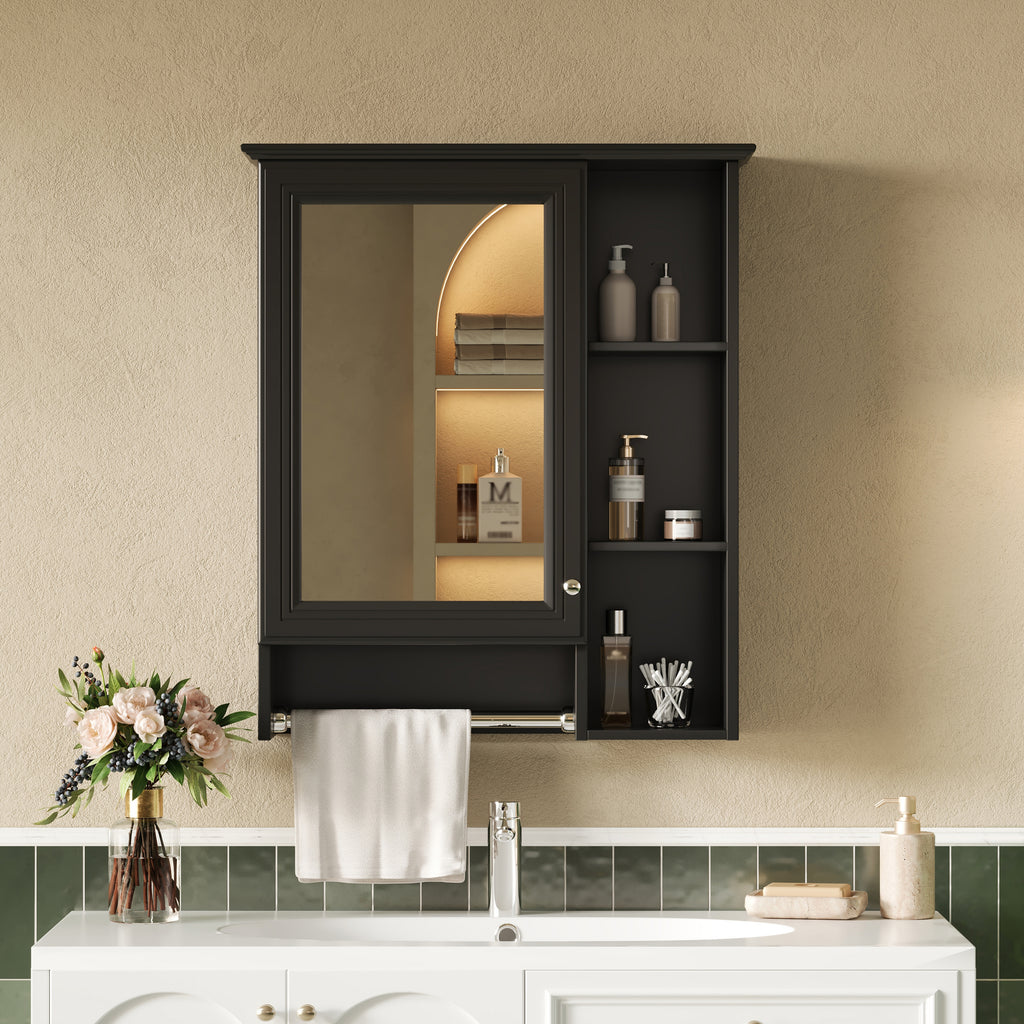 3-in-1 Bathroom Mirror Cabinet