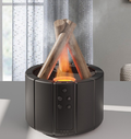 Flame Effect Aroma Diffuser – LED Humidifier for Home & Office