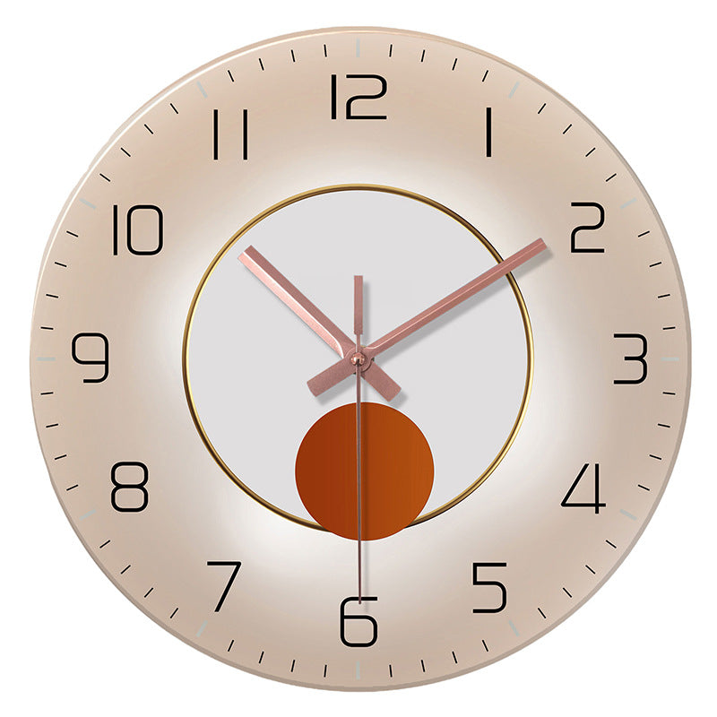 Modern Tempered Glass Wall Clock