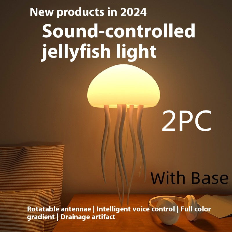 LED Jellyfish Mood Lamp – Relaxing Ocean Effect Night Light