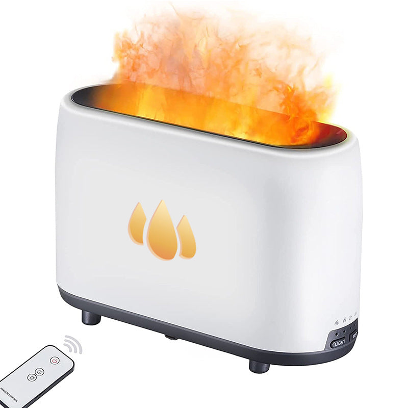 Flame Effect Aroma Diffuser – LED Humidifier for Home & Office