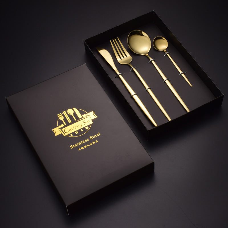 Minimalist Stainless Steel Tableware