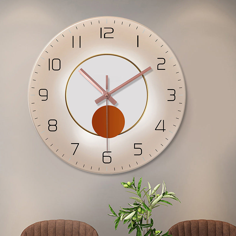 Modern Tempered Glass Wall Clock