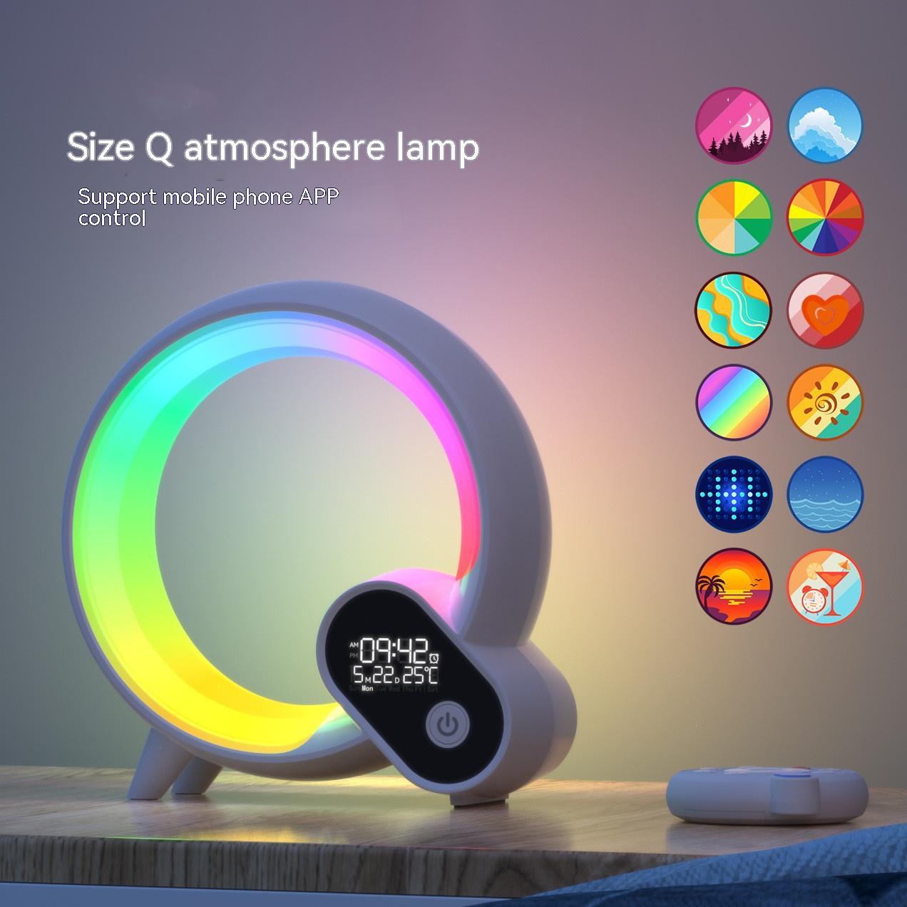 Smart Sunrise Alarm Clock LED Atmosphere Light & Bluetooth Speaker